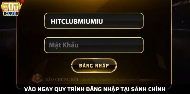 Đăng nhập Hitclub vô cùng đơn giản