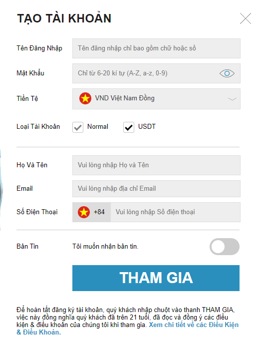 link w88 Đăng ký tài khoản