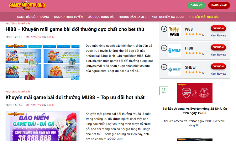 Gamebaidoithuong sẽ chia sẻ các bài viết khuyến mãi hấp dẫn nhất Gamebaidoithuong sẽ chia sẻ các bài viết khuyến mãi hấp dẫn nhất