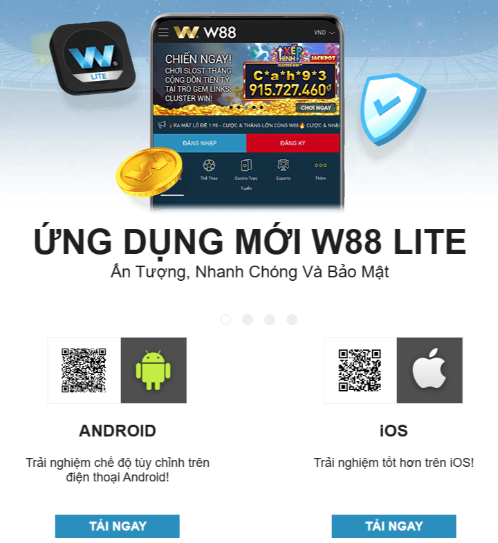Đăng nhập W88 trên ứng dụng Đăng nhập W88 trên ứng dụng